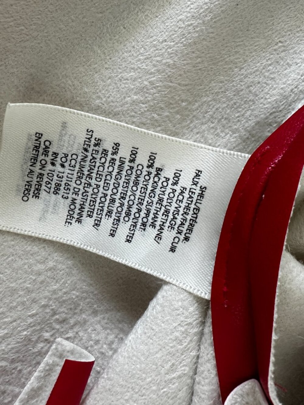Alice + Olivia Short Sleeve Faux Leather Red Dress - Picture 7 of 10